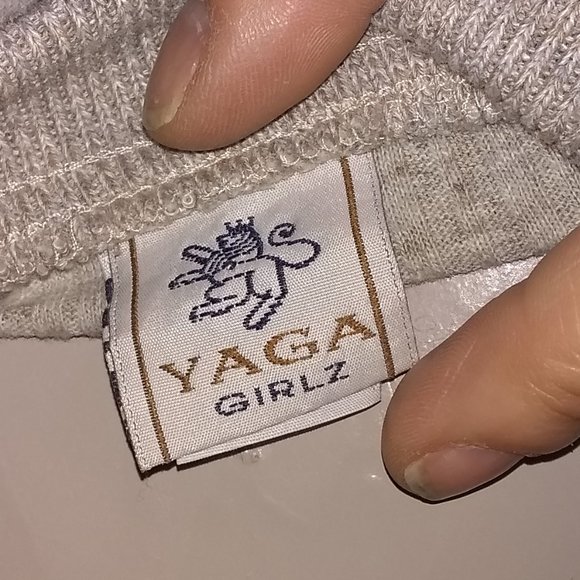 YAGA GIRLZ CROP TOP  GRAY SMALL  SUPER CUTE!!! - Picture 6 of 8